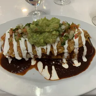 Grilled chicken burrito