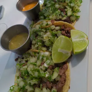 Steak tacos