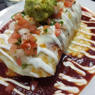 Steak burrito