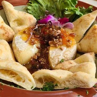 a plate of food on a table