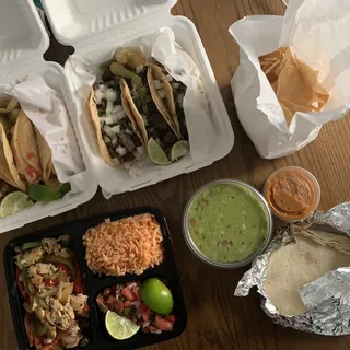 Fresh Authentic Guacamole with Chips