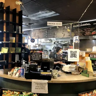 This is the counter, where you order.