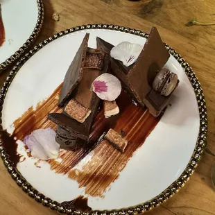 All chocolate everything dessert