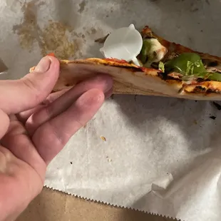 U would think I ordered thin crust, I didn&apos;t !!!
