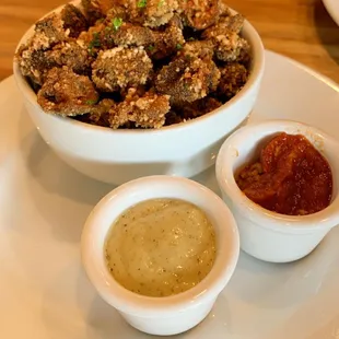 Vegan Deep Fried Mushrooms
