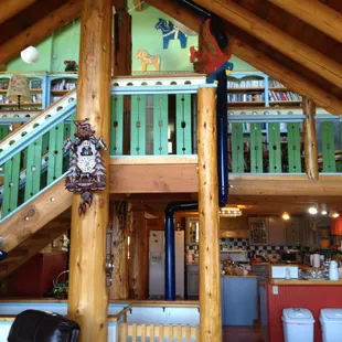 Staircase to Library and El Capitan