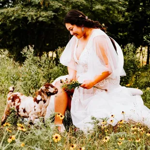 Neautiful boho bridal gown