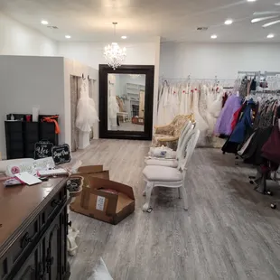 Expanded seating area