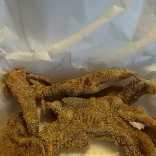 4 Fried Catfish Strips