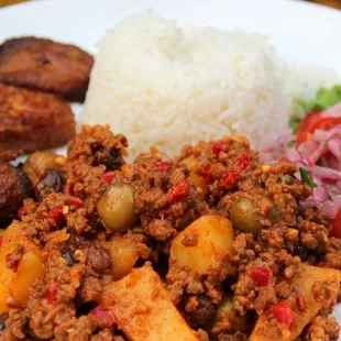 Picadillo w/ Seasoned Rice