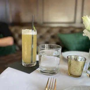a table setting