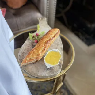 Bread needed it&apos;s own table because the tables are too small.