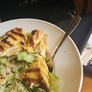 Chicken Cesar salad