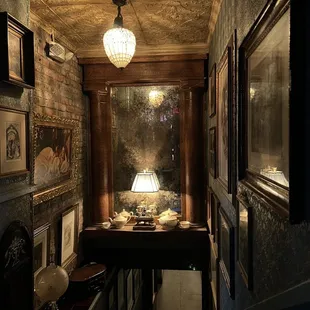 Even the hall to the bathroom is cute