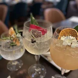 Gin and tonics