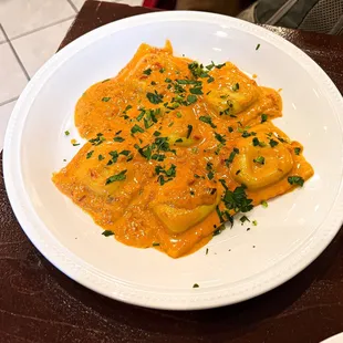 Lobster ravioli