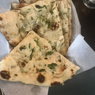 Garlic naan