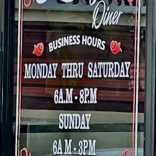 business hours and hours