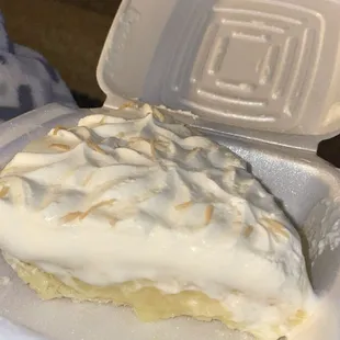Coconut cream pie $3.99