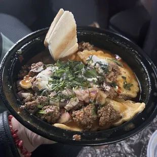 Birria ravioli