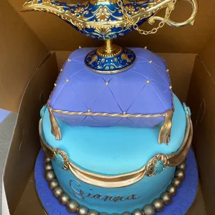 Aladdin birthday cake