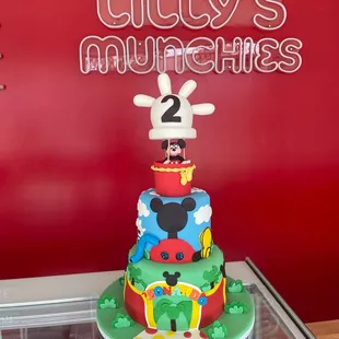 Mickey Mouse Club House custom cake