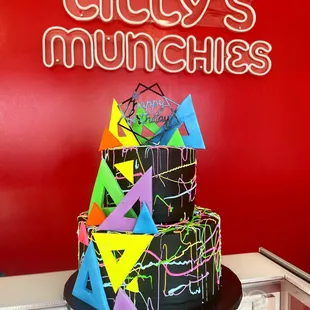 Glow in the dark cake