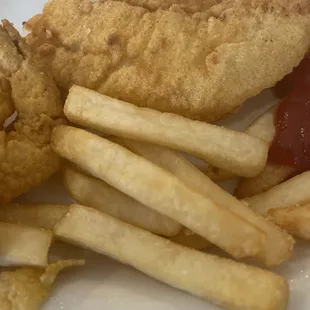 Catfish and fries.