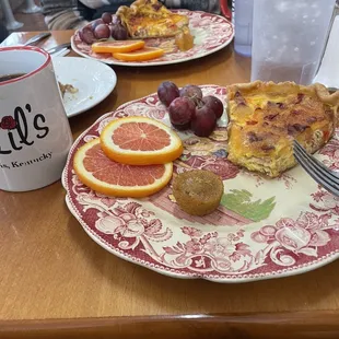 Breakfast special of the day, Hot Brown Quiche