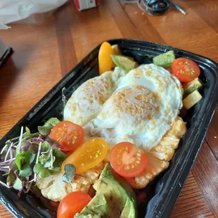 Cauliflower Steak and Eggs