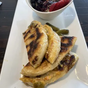 Green Chili Chicken Panini