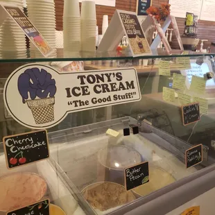 tony's ice cream