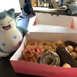 Dozen of donuts