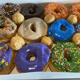 dough desserts, donuts, food