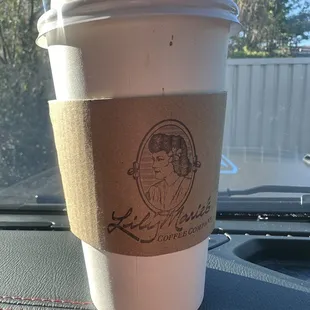 a cup of coffee
