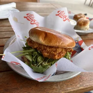 Nashville hot chicken sandwich