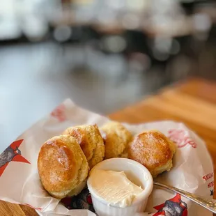 Buttermilk Biscuits with Whipped Honey Butter