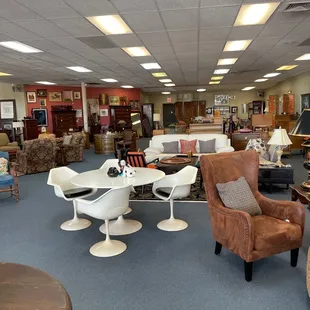 Shop interior, furniture and home decor consignment