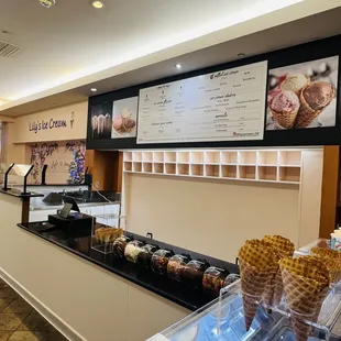 the inside of a restaurant