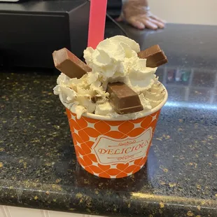Kit Kat ice cream