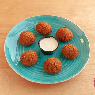 Falael Plate. All Plates Served with Choice of 2 Sides.