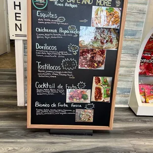 Menu of the day