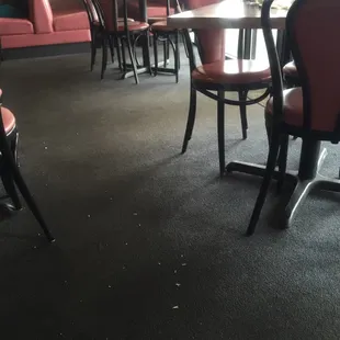 Dirty place... Walls obviously haven't been wiped, out dated, wasn't greeted, &amp; VERY PUSHY.