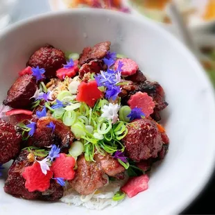 BBQ Sakura Farms Heritage Pork Noodle Bowl $24