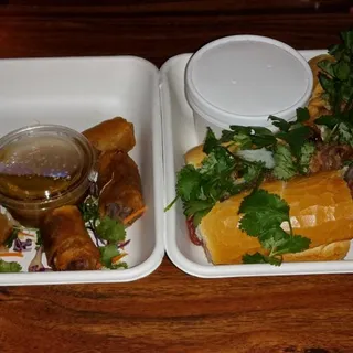 Duck Confit Egg Rolls