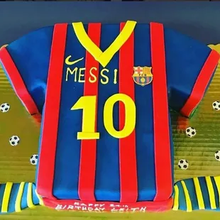 Messi Cake from Lily Sweets of W Bloomfield Hills, MI