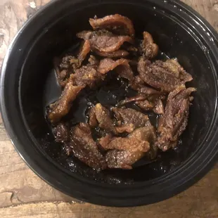  bowl of cooked beef