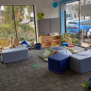 Baby play area.