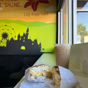 Canyon Special w a Large Vanilla Ice Coffee. Recommended 08.12.23