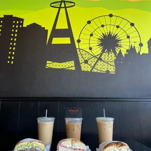 Lilly, the Lox &amp; Canyon Special w Large Vanilla Ice Coffee 08.12.23